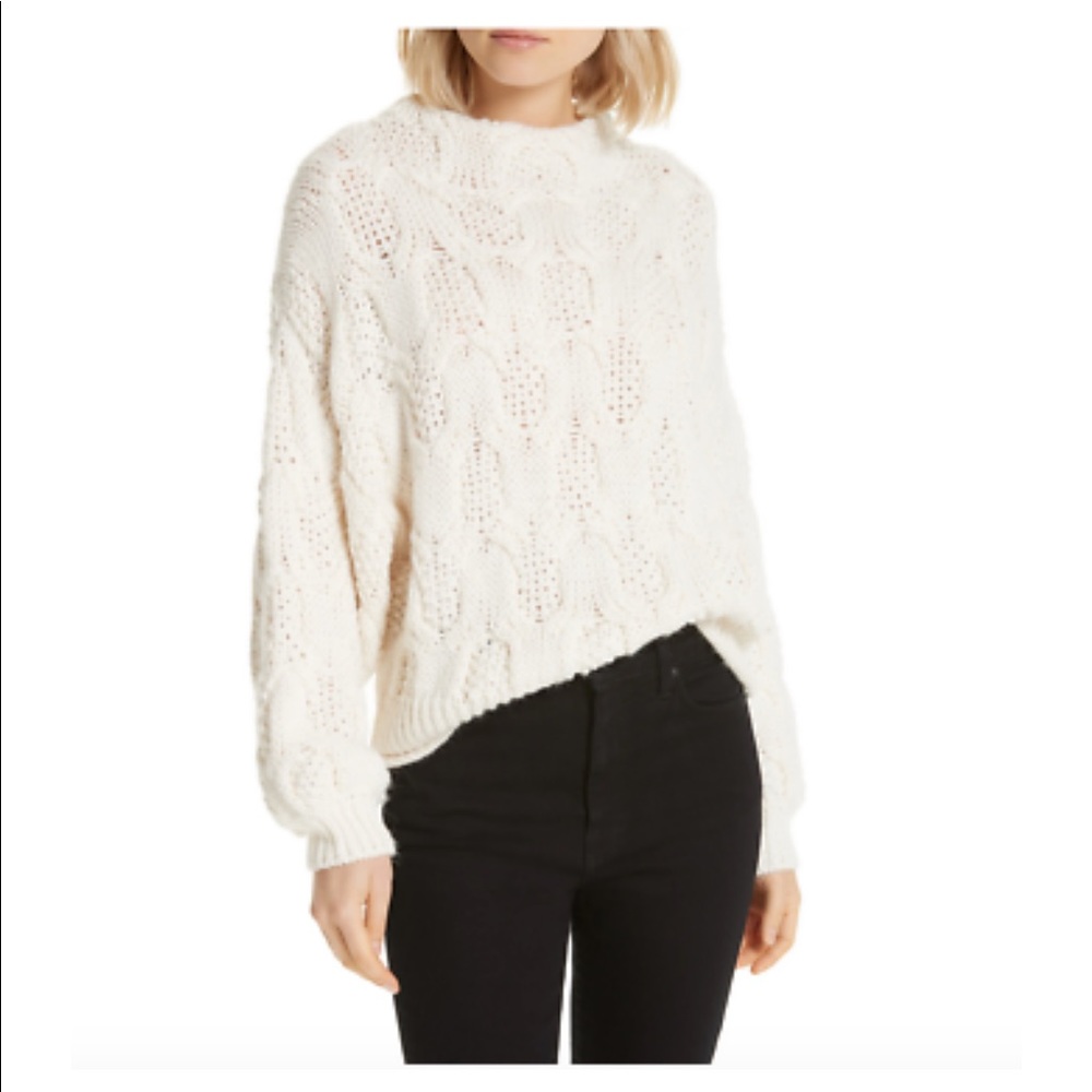 *NEW* JOIE Alpaca cream sweater